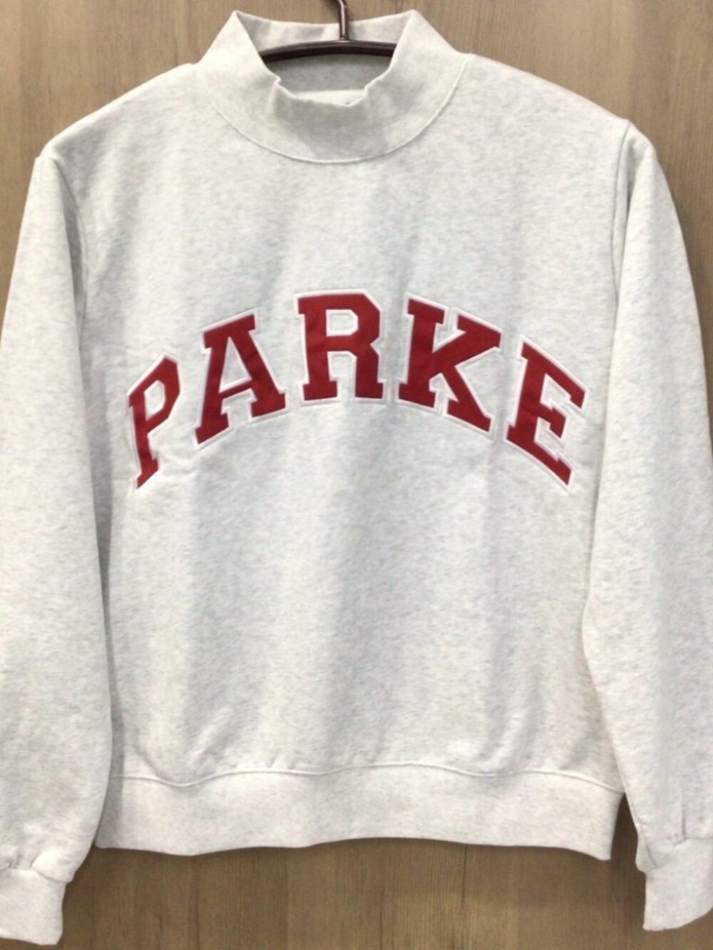 PARKE  Women's Gray and Red Sweatshirt